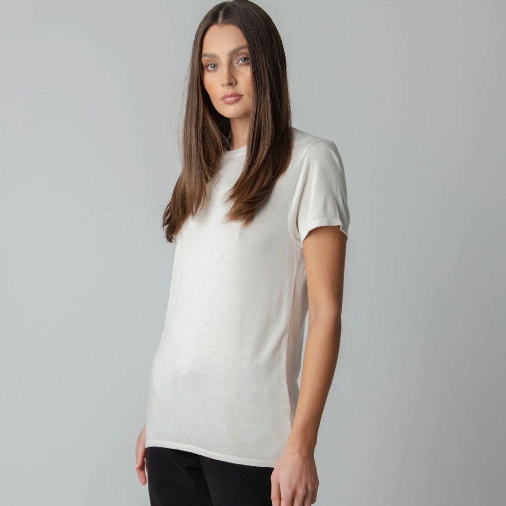 Talentless Modal Basic White Tee